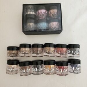 Younique Makeup Sample Lot of 18 Pigment Blusher Eyeshadow Samples